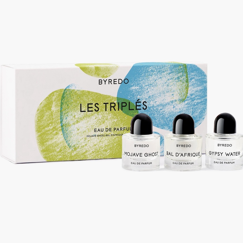 Byredo Les Triplés (3x) EDP Set (Mojave Ghost, Bal D’Afrique, & Gypsy Water)